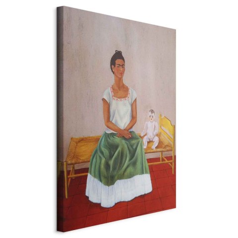 Obraz - Frida Kahlo - Ja i moja lalka 60x90 Standard