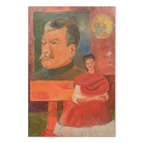 Obraz - Frida Kahlo - Autoportret ze Stalinem 20x30 Akustyczny