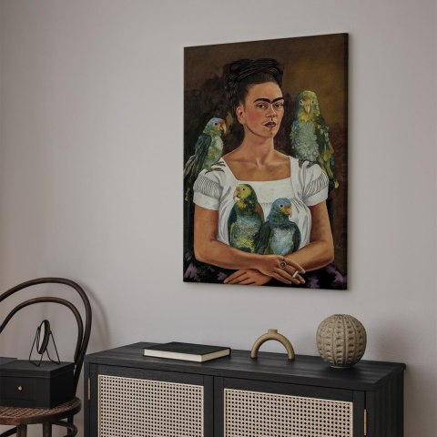 Obraz - Frida Kahlo - Ja i moje papugi 20x30 Standard