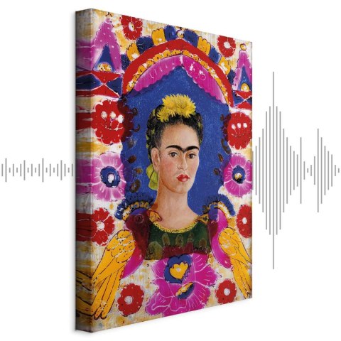 Obraz - Frida Kahlo - Rama (Autoportret) 20x30 Akustyczny