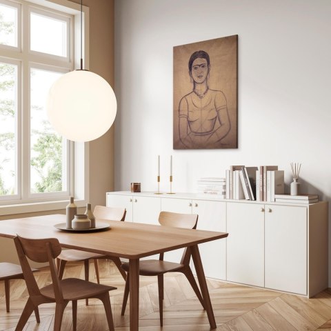 Obraz - Frida Kahlo - Autoportret, 1929 (rysunek) 20x30 Na płótnie włoskim