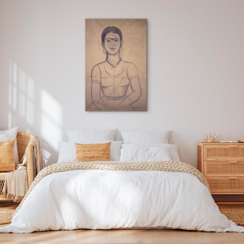 Obraz - Frida Kahlo - Autoportret, 1929 (rysunek) 20x30 Premium Print