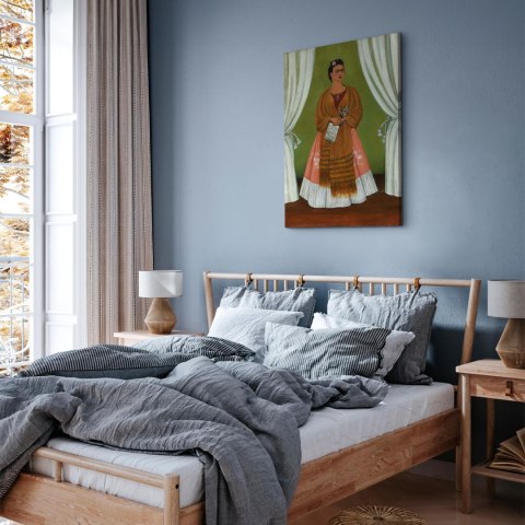 Obraz - Frida Kahlo - Autoportret dedykowany Leonowi Trotskiemu 40x60 Na płótnie włoskim