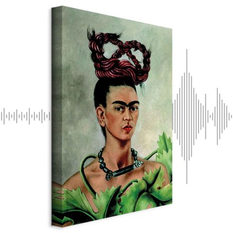 Obraz - Frida Kahlo - Autoportret z warkoczem 20x30 Akustyczny