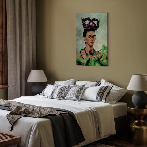 Obraz - Frida Kahlo - Autoportret z warkoczem 20x30 Akustyczny