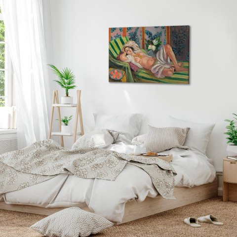 Obraz - Henri Matisse - Leżąca odaliska z magnoliami 30x20 Premium Print