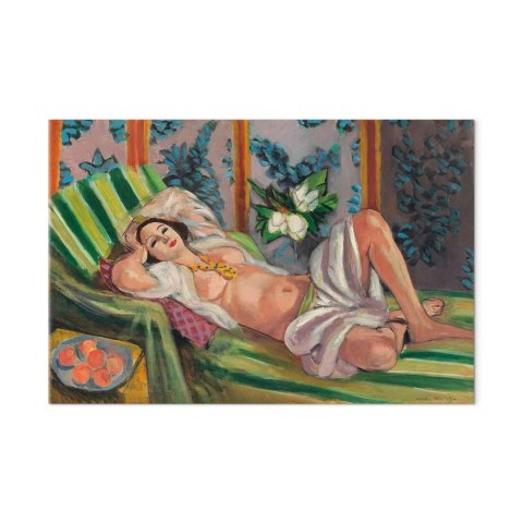 Obraz - Henri Matisse - Leżąca odaliska z magnoliami 90x60 Standard