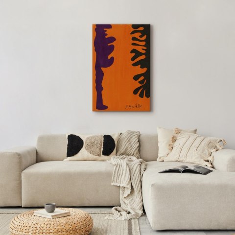 Obraz - Henri Matisse - Arabeski na pomarańczowym tle 20x30 Standard