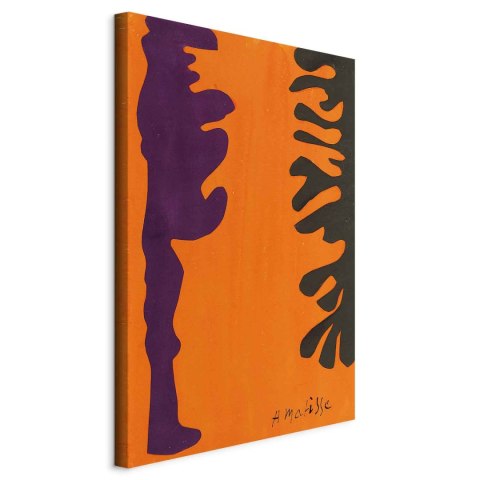 Obraz - Henri Matisse - Arabeski na pomarańczowym tle 40x60 Standard