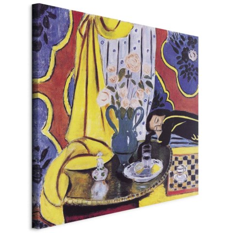Obraz - Henri Matisse - Harmonia w kolorze żółtym 40x40 Na płótnie włoskim