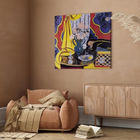 Obraz - Henri Matisse - Harmonia w kolorze żółtym 40x40 Na płótnie włoskim