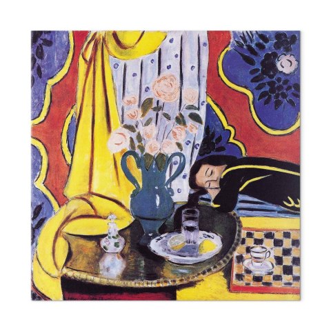 Obraz - Henri Matisse - Harmonia w kolorze żółtym 60x60 Na płótnie włoskim