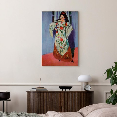 Obraz - Henri Matisse - Madame Matisse z szalem Manila 40x60 Standard