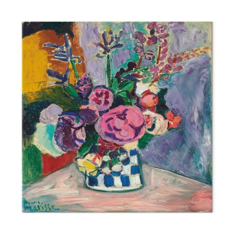 Obraz - Henri Matisse - Piwonie 40x40 Na płótnie włoskim