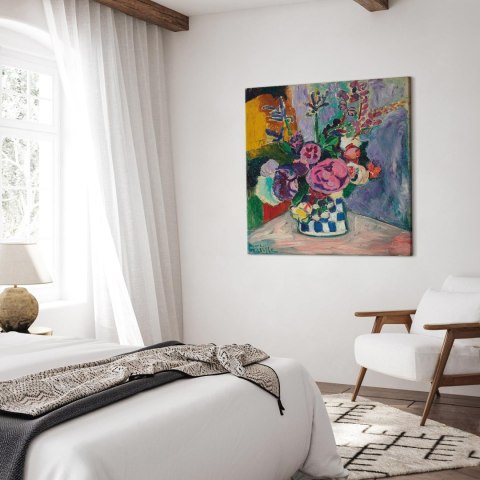 Obraz - Henri Matisse - Piwonie 40x40 Na płótnie włoskim