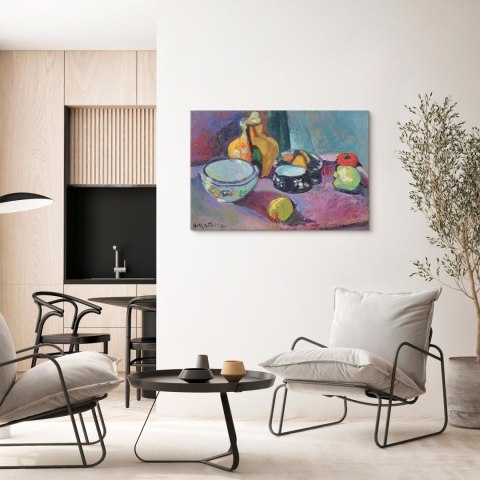 Obraz - Henri Matisse - Naczynia i owoce 30x20 Na płótnie włoskim