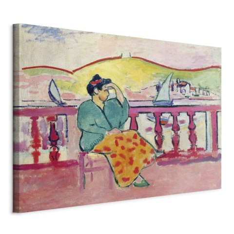 Obraz - Henri Matisse - Pani na tarasie 30x20 Na płótnie włoskim