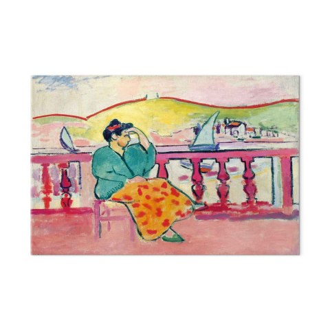 Obraz - Henri Matisse - Pani na tarasie 30x20 Standard