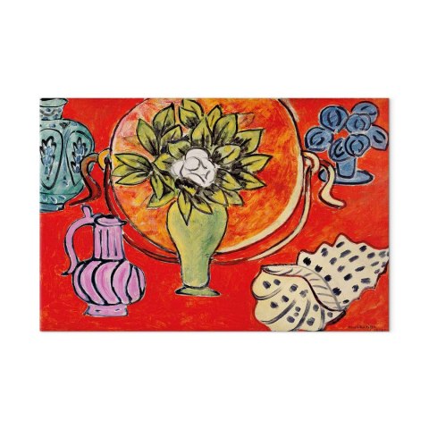 Obraz - Henri Matisse - Martwa natura z magnolią 90x60 Standard