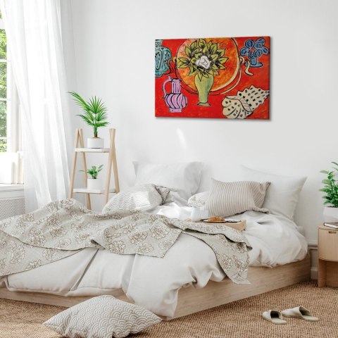 Obraz - Henri Matisse - Martwa natura z magnolią 90x60 Standard