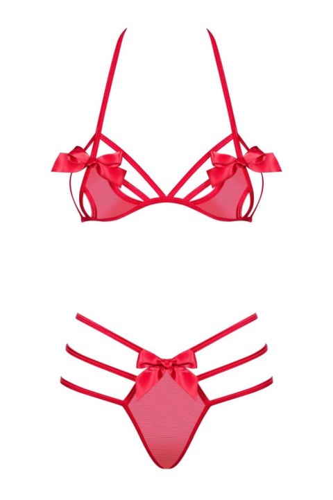 Bielizna-Giftella komplet 2-częściowy czerwony L/XL