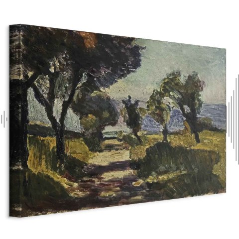 Obraz - Henri Matisse - Korsykański krajobraz z drzewami oliwnymi 30x20 Akustyczny