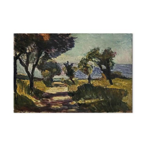 Obraz - Henri Matisse - Korsykański krajobraz z drzewami oliwnymi 60x40 Standard