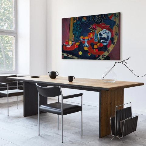 Obraz - Henri Matisse - Martwa natura z owocami i posągiem z brązu 30x20 Na płótnie włoskim