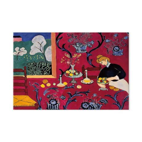 Obraz - Henri Matisse - Harmonia w czerwieni (Czerwony pokój) 30x20 Na płótnie włoskim