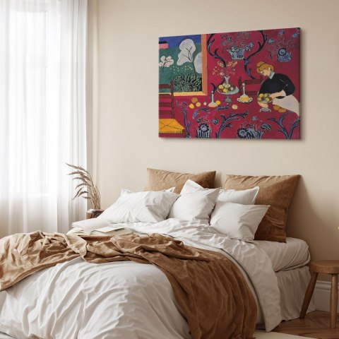 Obraz - Henri Matisse - Harmonia w czerwieni (Czerwony pokój) 30x20 Premium Print