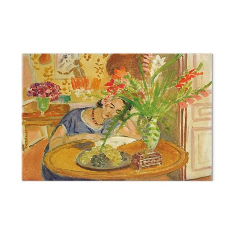 Obraz - Henri Matisse - Kobieta z mieczykami 30x20 Akustyczny