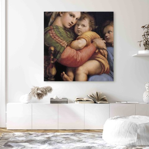Obraz - Rafael Santi - Madonna on a Chair 60x60 Standard
