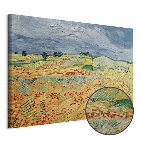 Obraz - Vincent van Gogh - Pola z kwitnącymi makami 30x20 Premium Print