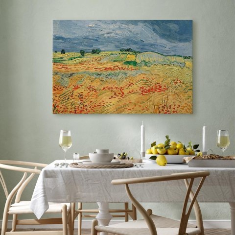 Obraz - Vincent van Gogh - Pola z kwitnącymi makami 30x20 Premium Print