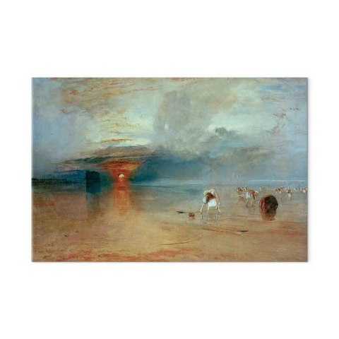 Obraz - William Turner - Plaża Calais, odpływ 30x20 Standard