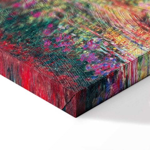 Obraz - Claude Monet - Japoński mostek w Giverny 40x40 Premium Print