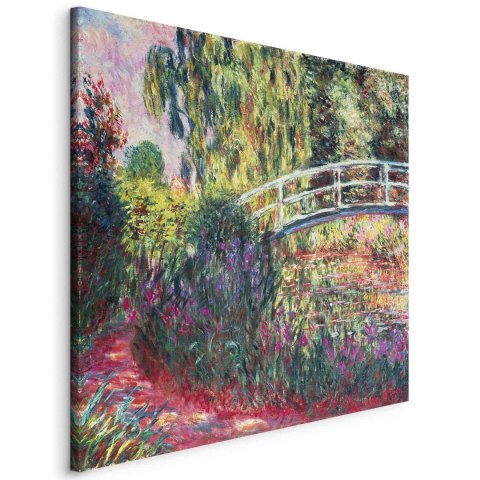 Obraz - Claude Monet - Japoński mostek w Giverny 60x60 Na płótnie włoskim