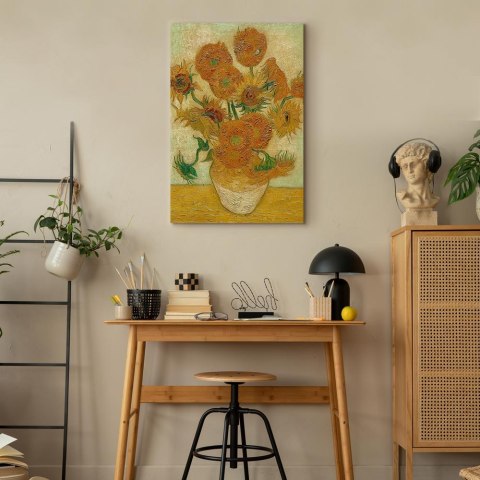 Obraz - Vincent van Gogh - Słoneczniki III 40x60 Na płótnie włoskim