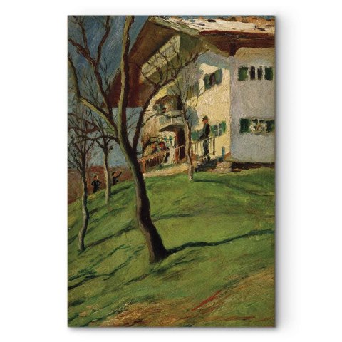 Obraz - August Macke - Nasz mały domek w Tegernsee 20x30 Premium Print