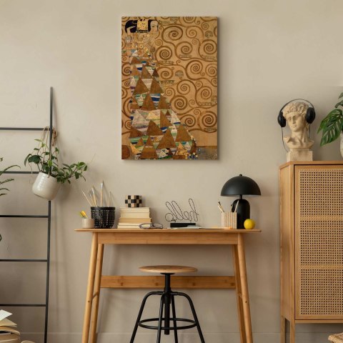 Obraz - Gustav Klimt - Oczekiwanie 40x60 Na płótnie włoskim