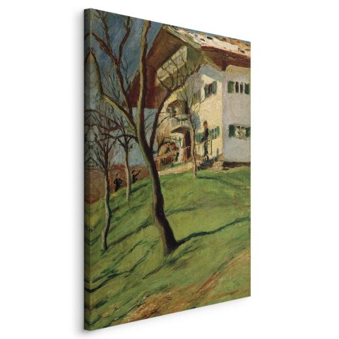 Obraz - August Macke - Nasz mały domek w Tegernsee 40x60 Standard