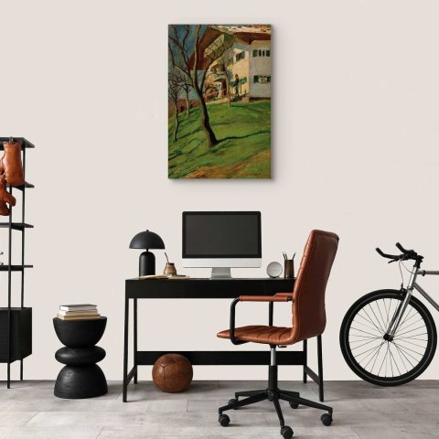 Obraz - August Macke - Nasz mały domek w Tegernsee 40x60 Standard