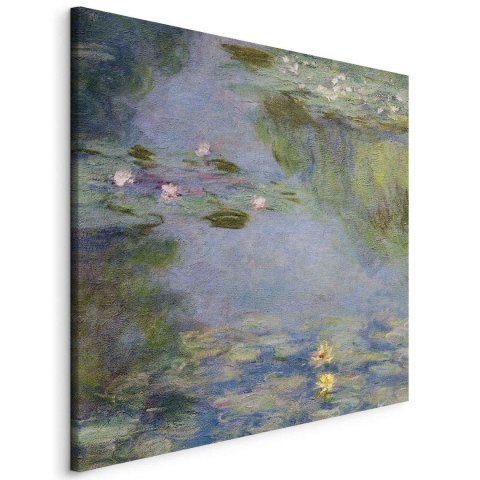 Obraz - Claude Monet - Lilie wodne 40x40 Standard
