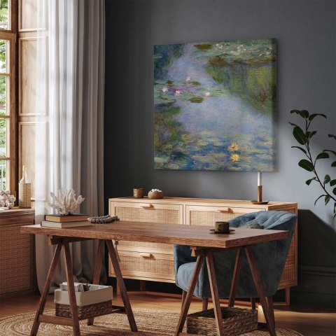 Obraz - Claude Monet - Lilie wodne 40x40 Standard