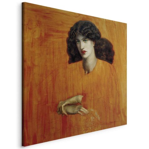 Obraz - Dante Gabriel Rossetti - Kobieta w oknie 40x40 Standard
