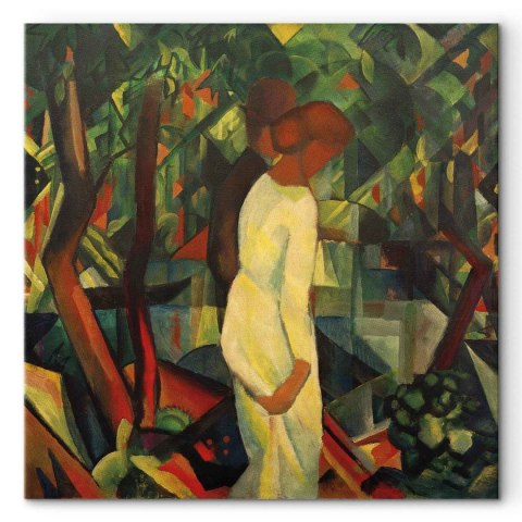 Obraz - August Macke - Para w lesie 40x40 Standard