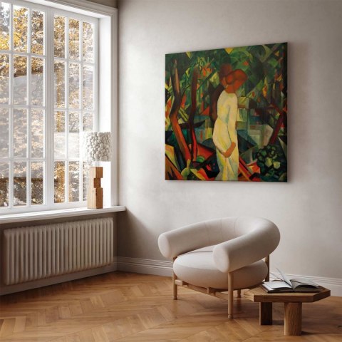 Obraz - August Macke - Para w lesie 60x60 Standard