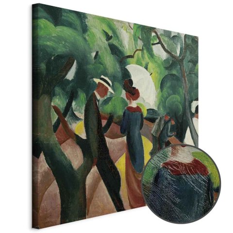 Obraz - August Macke - Promenade 40x40 Premium Print