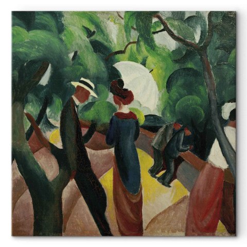 Obraz - August Macke - Promenade 60x60 Standard