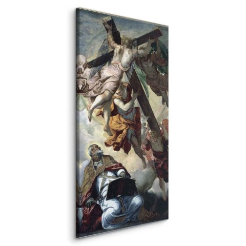 Obraz - Tintoretto - Objawienie Krzyża św. Piotrowiowi 40x80 Na płótnie włoskim